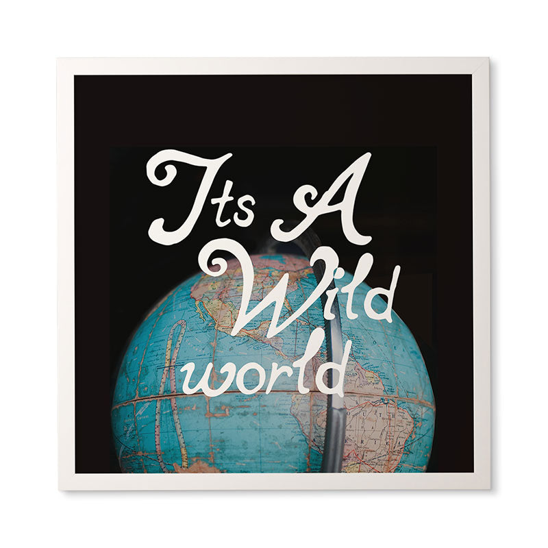 Chelsea Victoria Its a Wild World Framed Wall Art