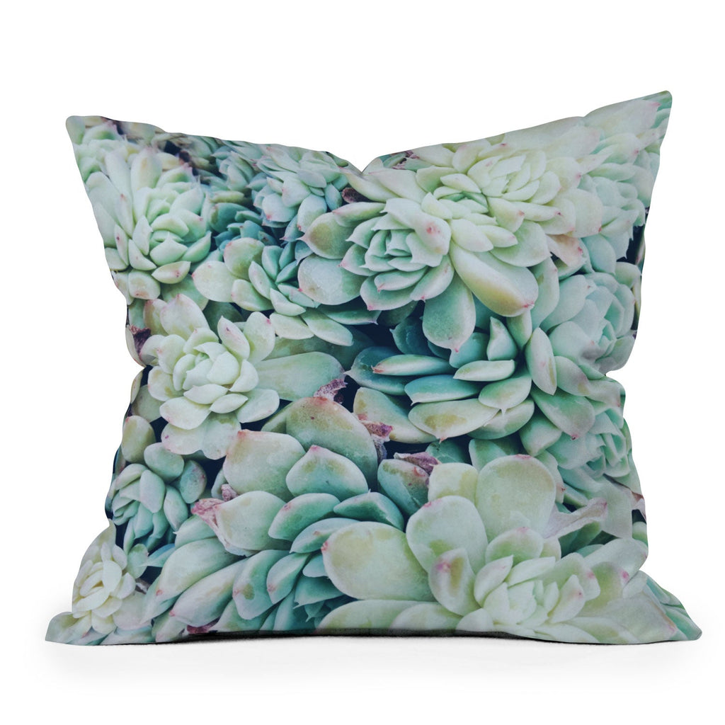 Chelsea Victoria My Desert Blue Outdoor Throw Pillow
