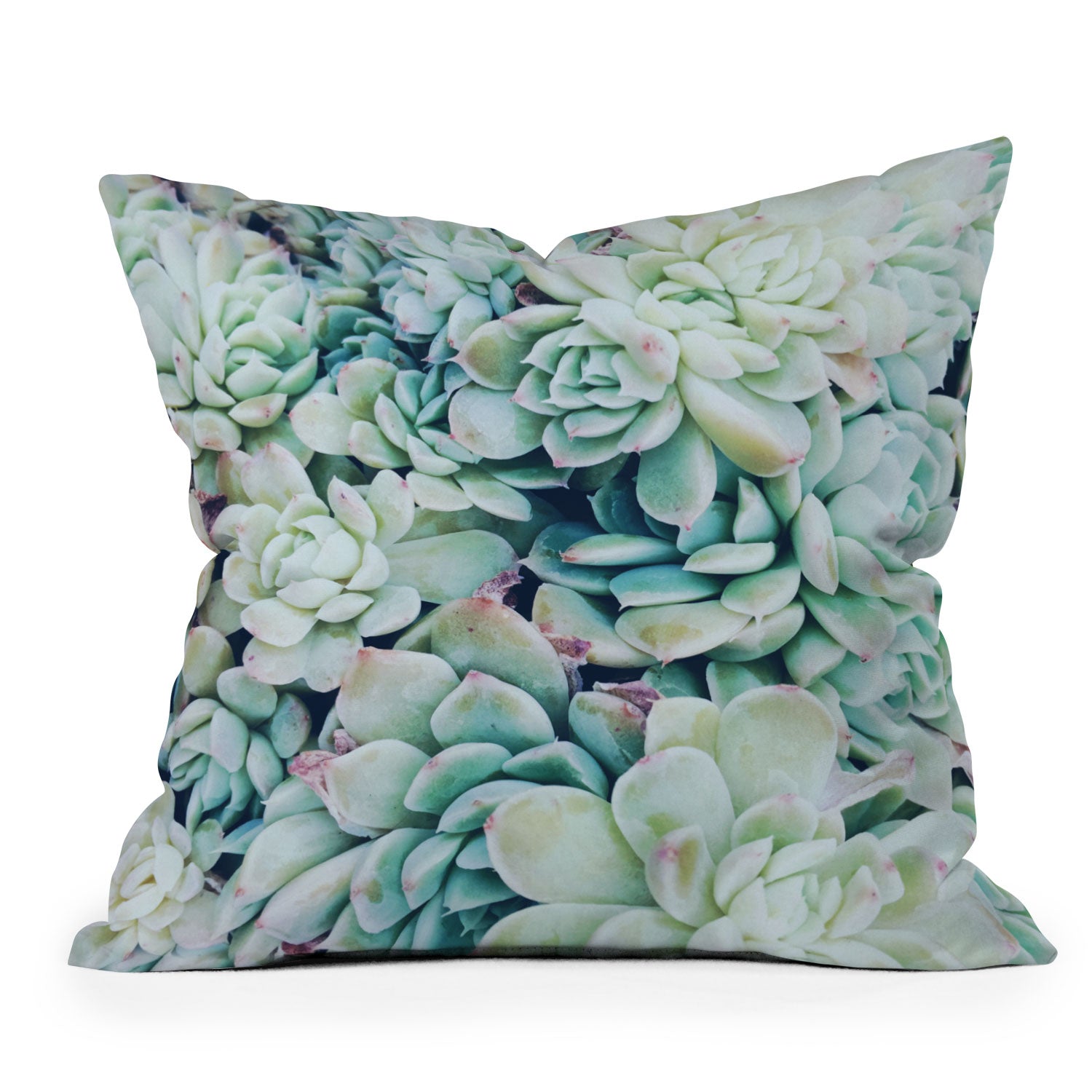 Chelsea Victoria My Desert Blue Outdoor Throw Pillow