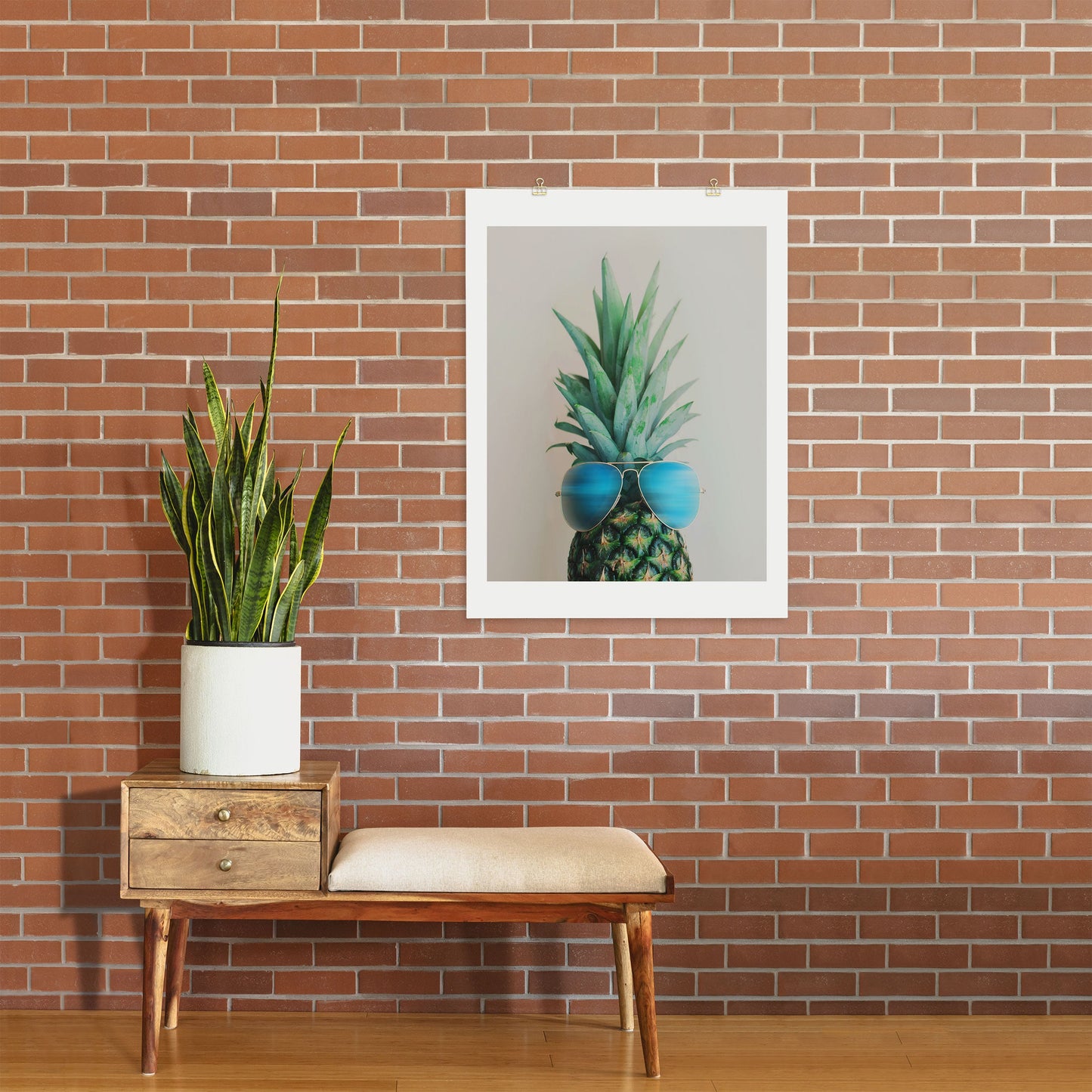 Chelsea Victoria Pineapple In Paradise Art Print