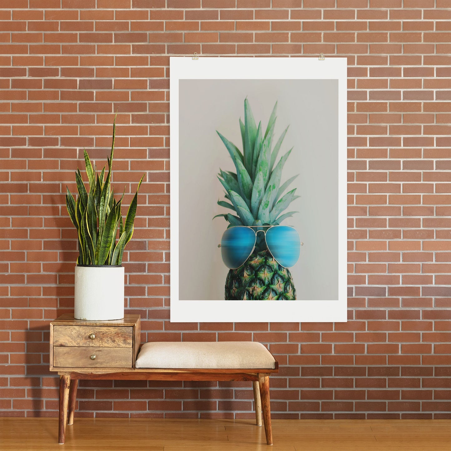 Chelsea Victoria Pineapple In Paradise Art Print