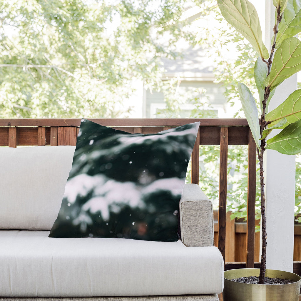 Chelsea Victoria Winter Abstract Outdoor Throw Pillow