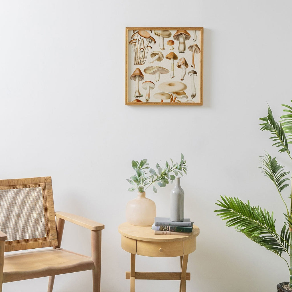 Gal Design Mushrooms Collection Framed Wall Art