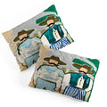 83 Oranges Side By Side Cowboy Edition Pillow Shams