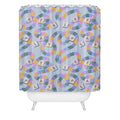 Design by Spark Scrabble Board Game Night Shower Curtain