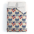 Design by Spark Nautical Christmas Bows Comforter