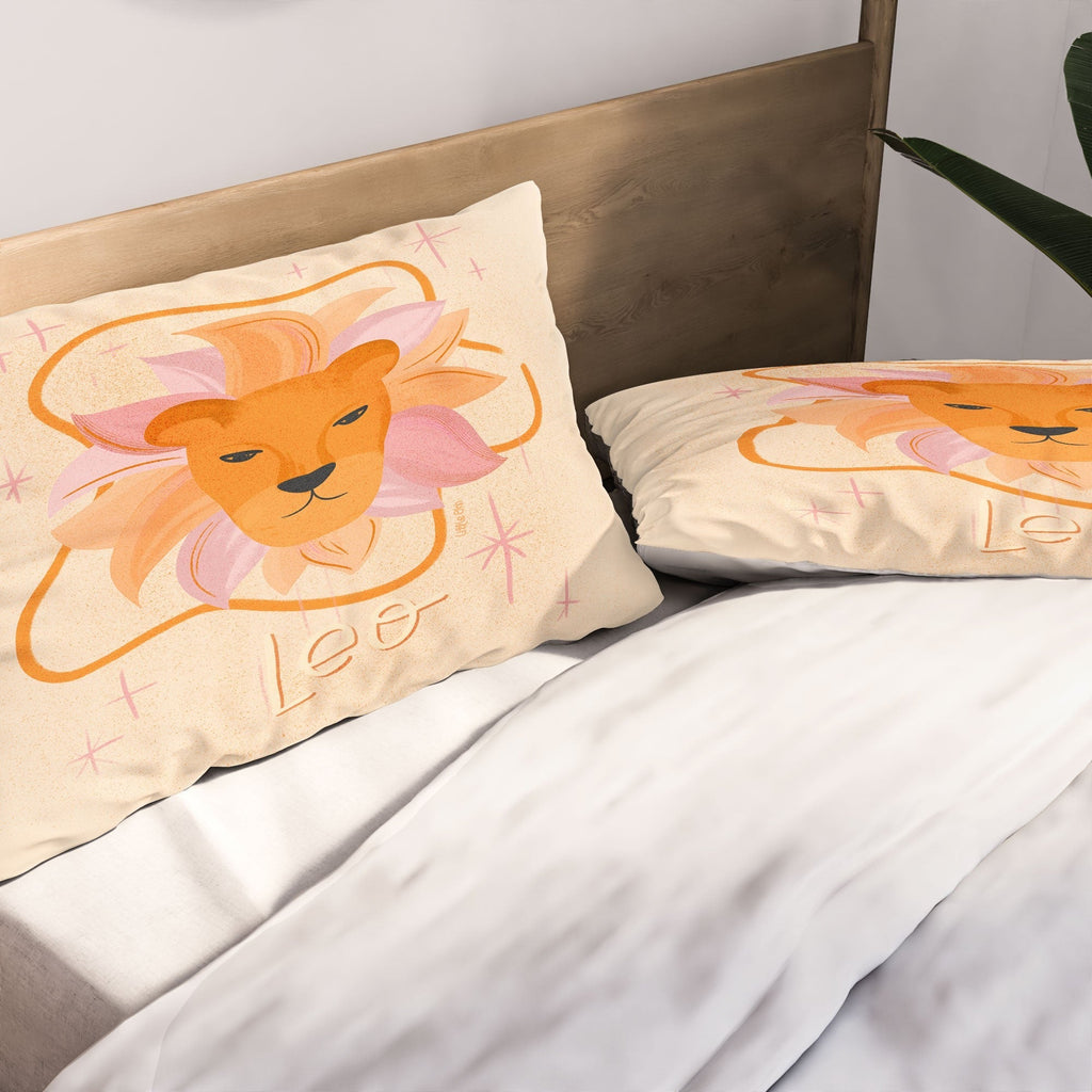 Little Om Zodiac Signs Leo Pillow Shams
