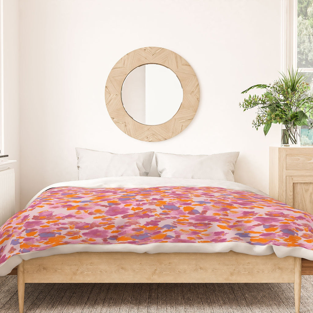 Gabriela Fuente Day Dreaming Watercolor Pink Duvet Cover