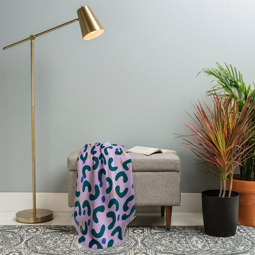 Camilla Foss Pebbles Mix Throw Blanket