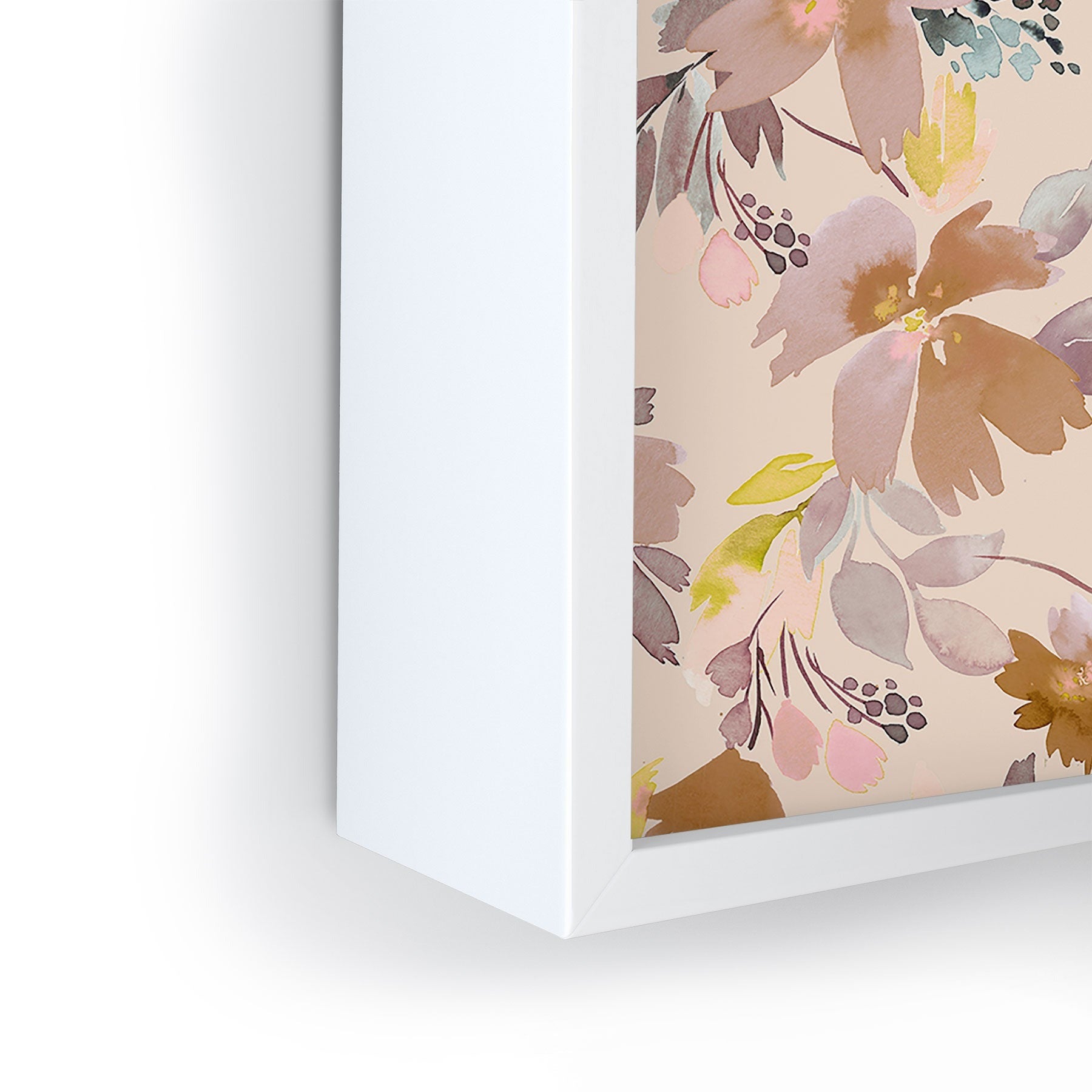 Ninola Design Botanic Retreat Floral Oleander Whimsical Soft Pink Framed Mini Art Print