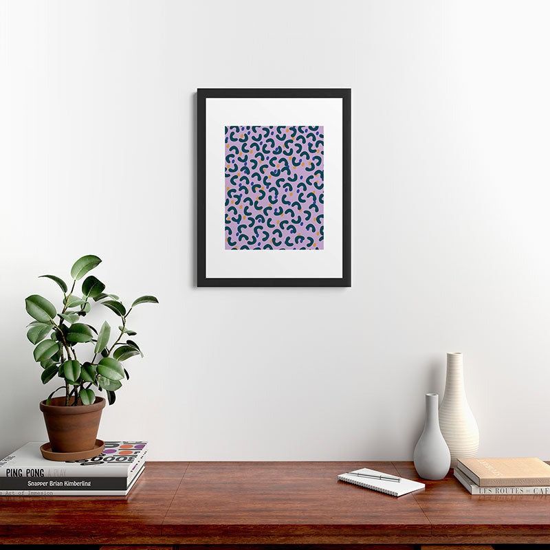 Camilla Foss Pebbles Mix Framed Art Print