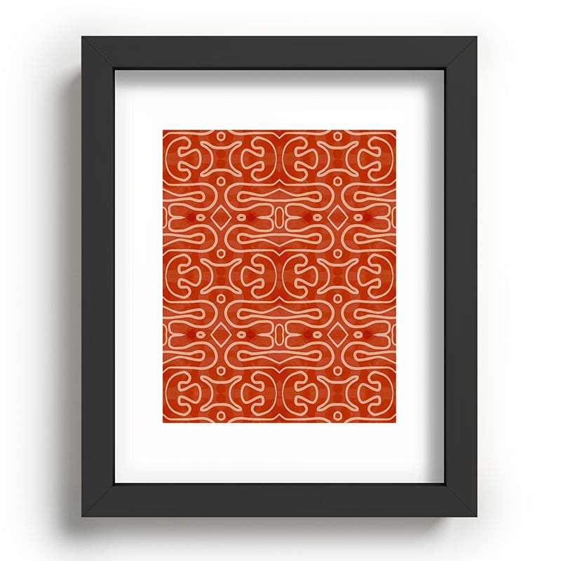 Mirimo Venexiana Burnt Orange Recessed Framing Rectangle