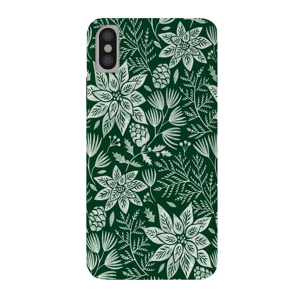 Pimlada Phuapradit Christmas Poinsettia Phone Case