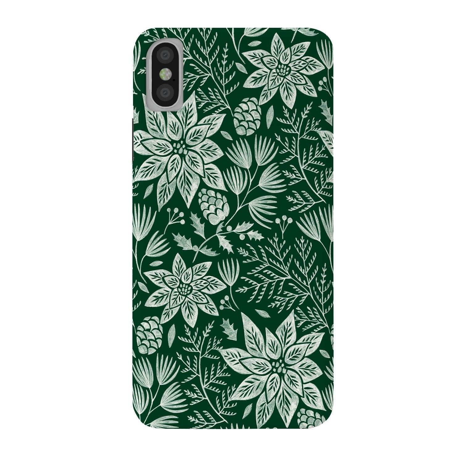 Pimlada Phuapradit Christmas Poinsettia Phone Case