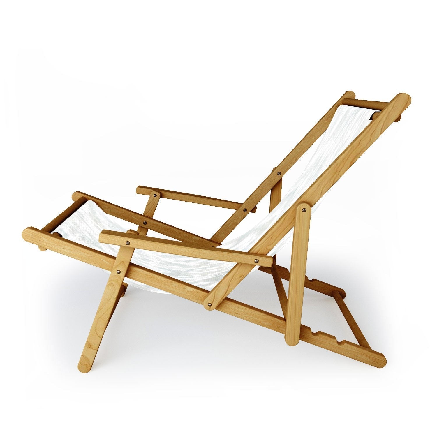 Jacqueline Maldonado Watercolor Wood Grain Sling Chair
