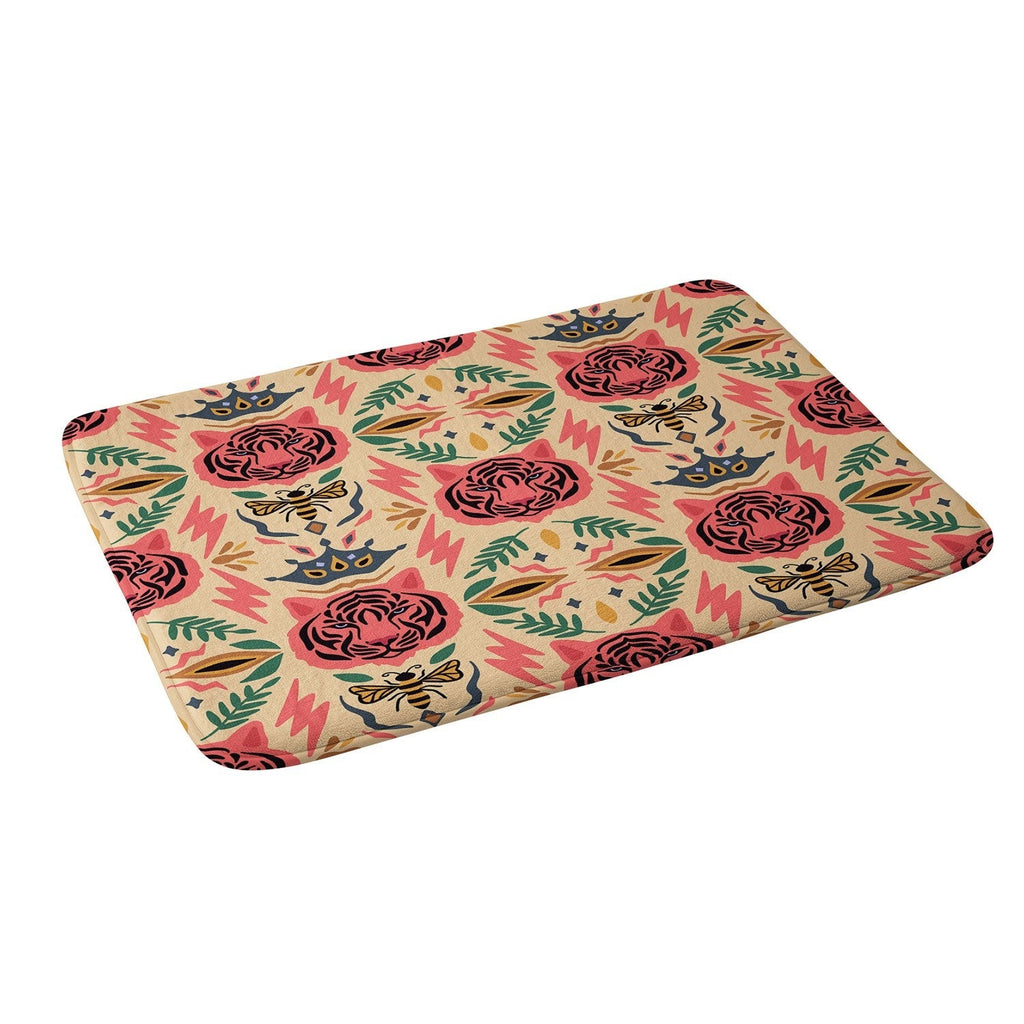 Design by Spark Tigress Queen Bee Memory Foam Bath Mat