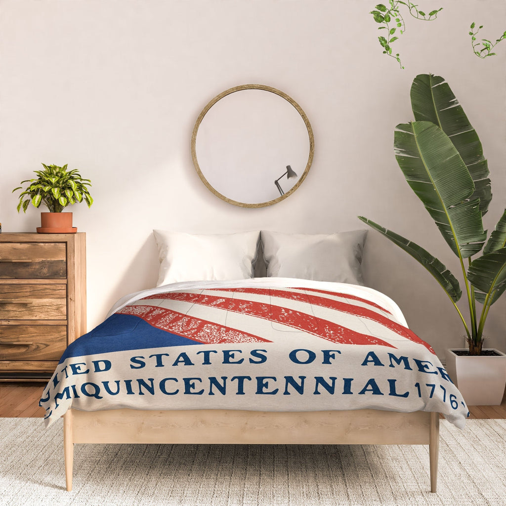 DENY Designs Stars n Stripes Semiquincentennial Comforter