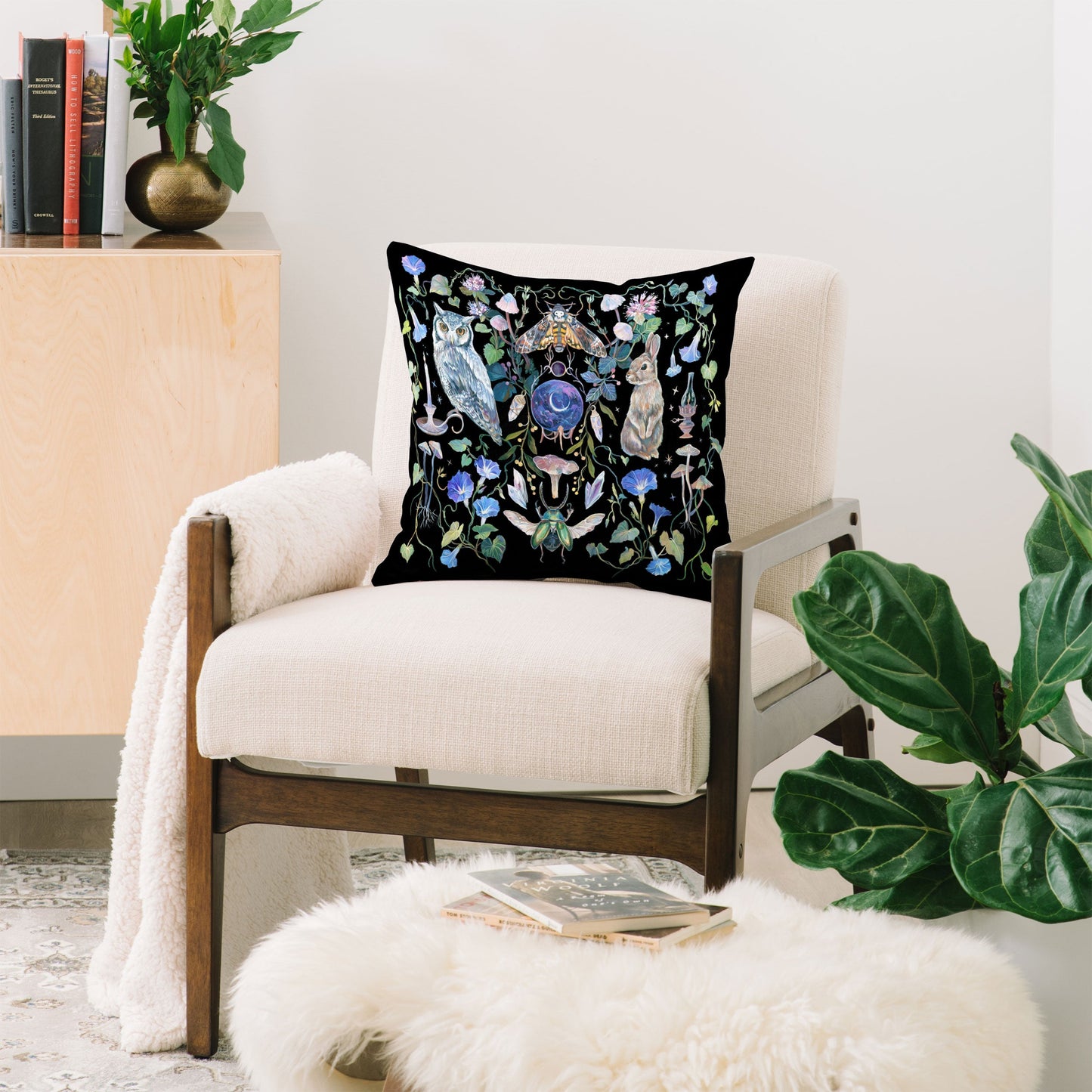 Clara McAllister Crystal Ball Throw Pillow
