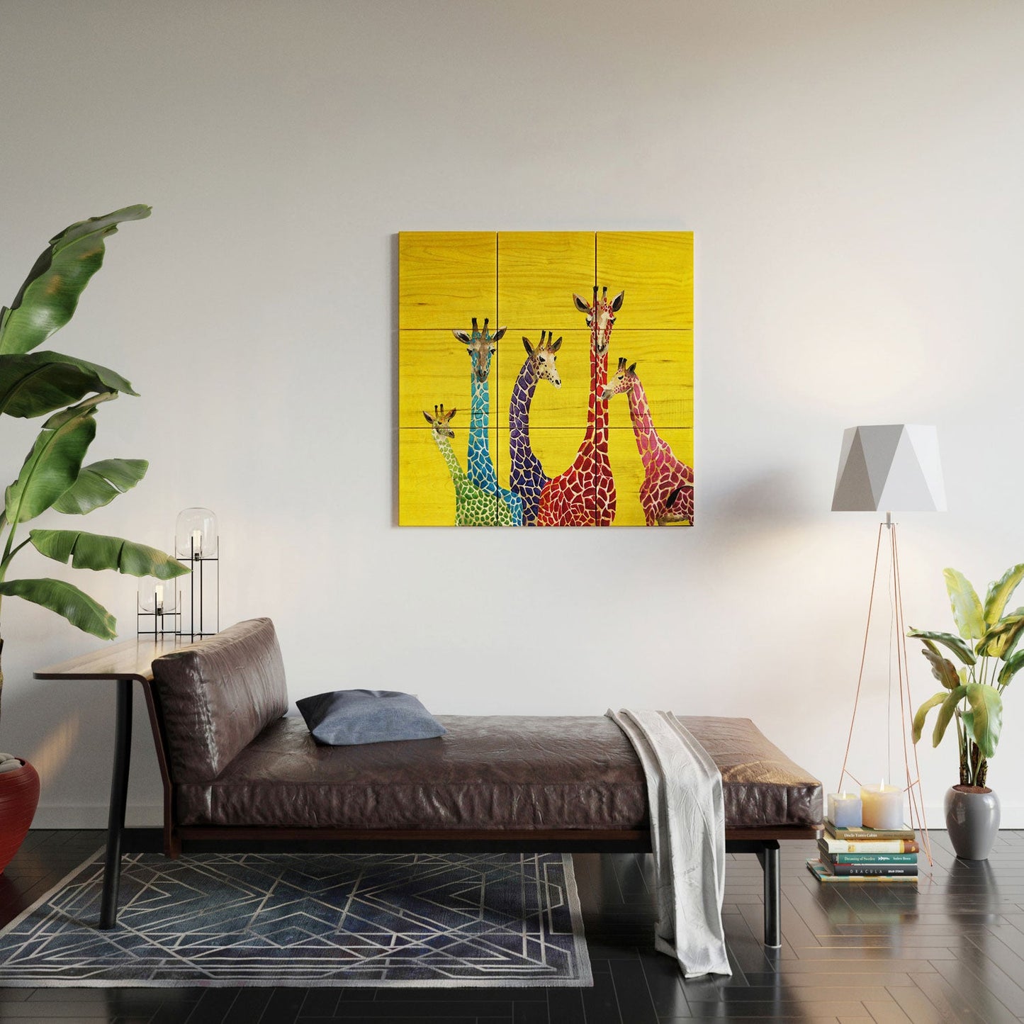 Clara Nilles Jellybean Giraffes Wood Wall Mural