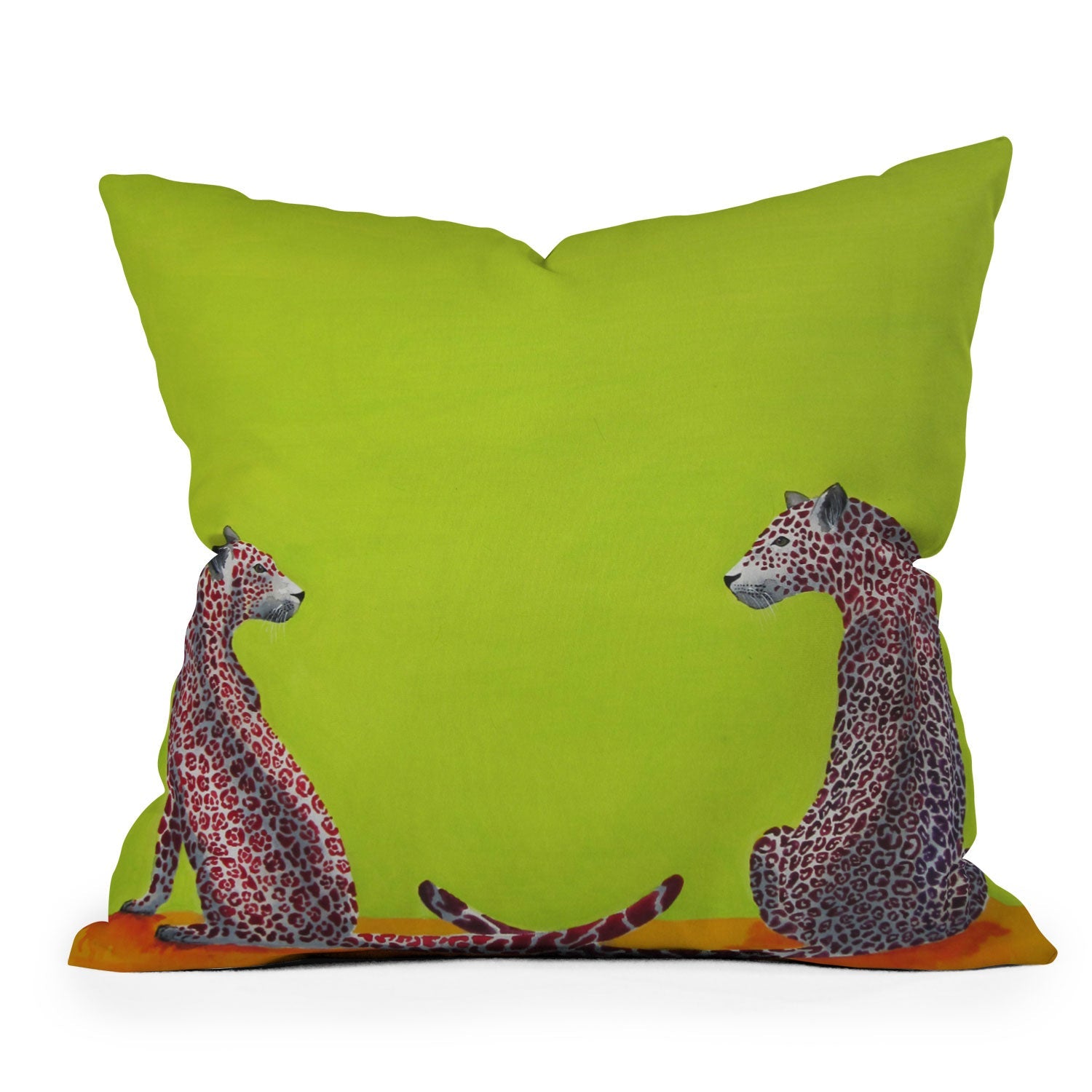Clara Nilles Leopard Lovers Throw Pillow
