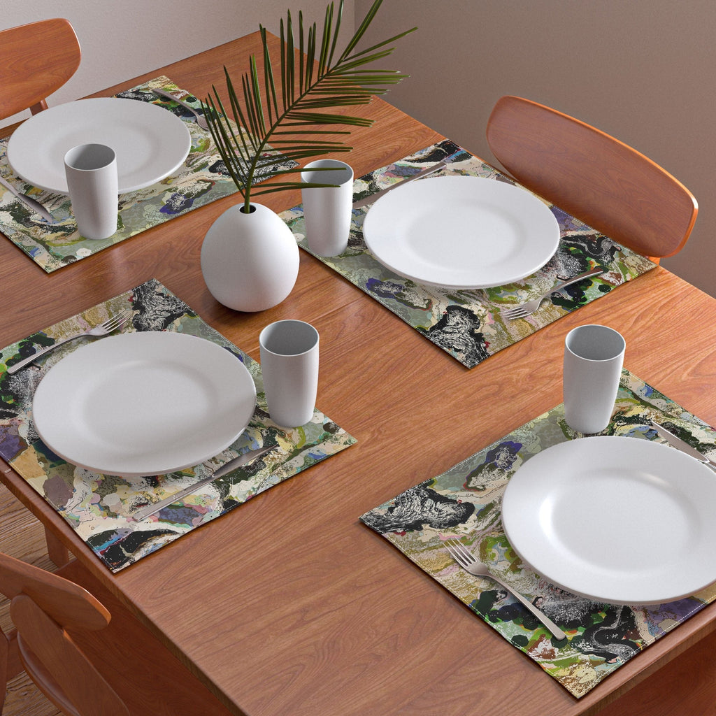 83 Oranges Echoes Beneath the Surface Placemat