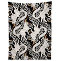 Avenie Celestial Cats Gold Tapestry