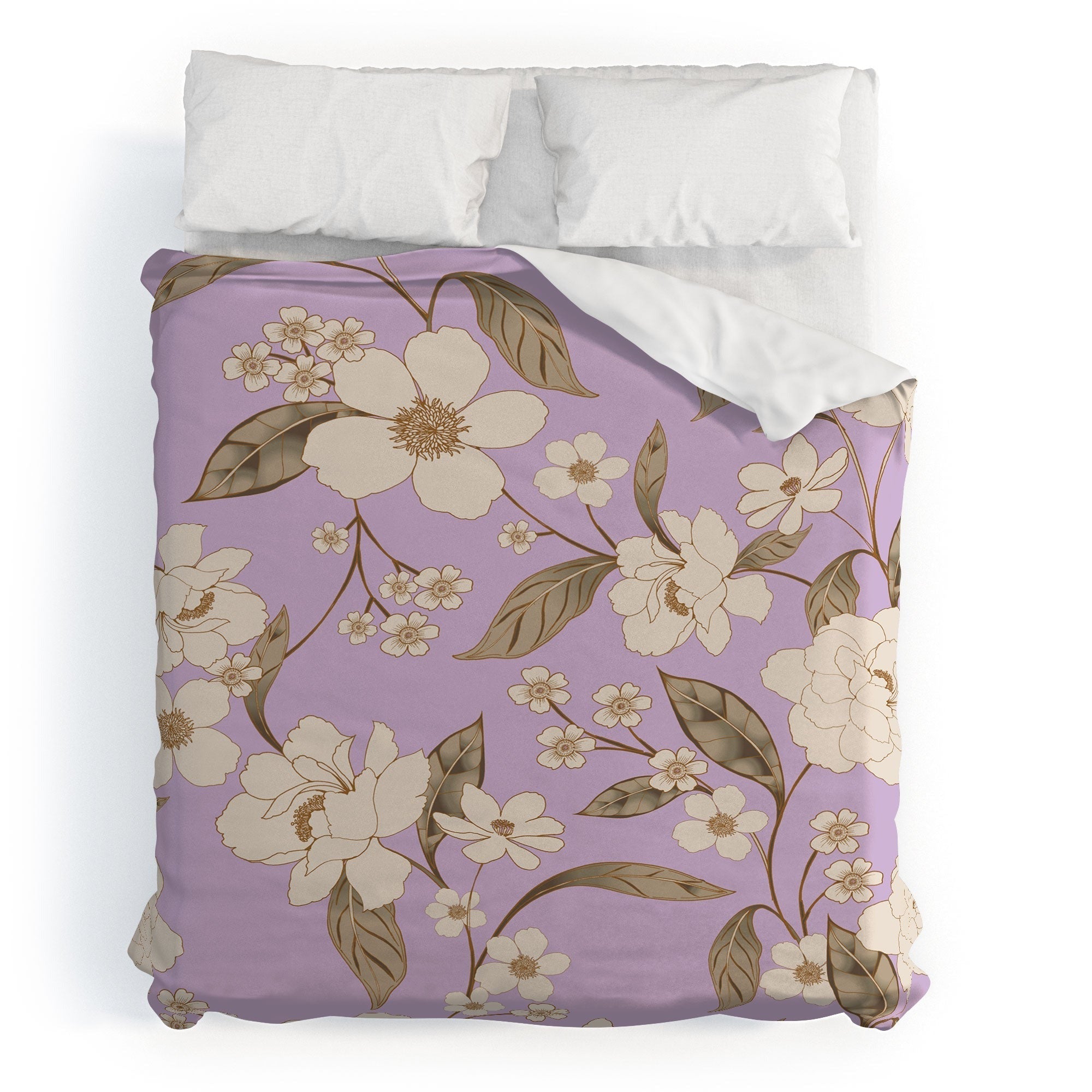 Gabriela Fuente Roberta lilac Duvet Cover
