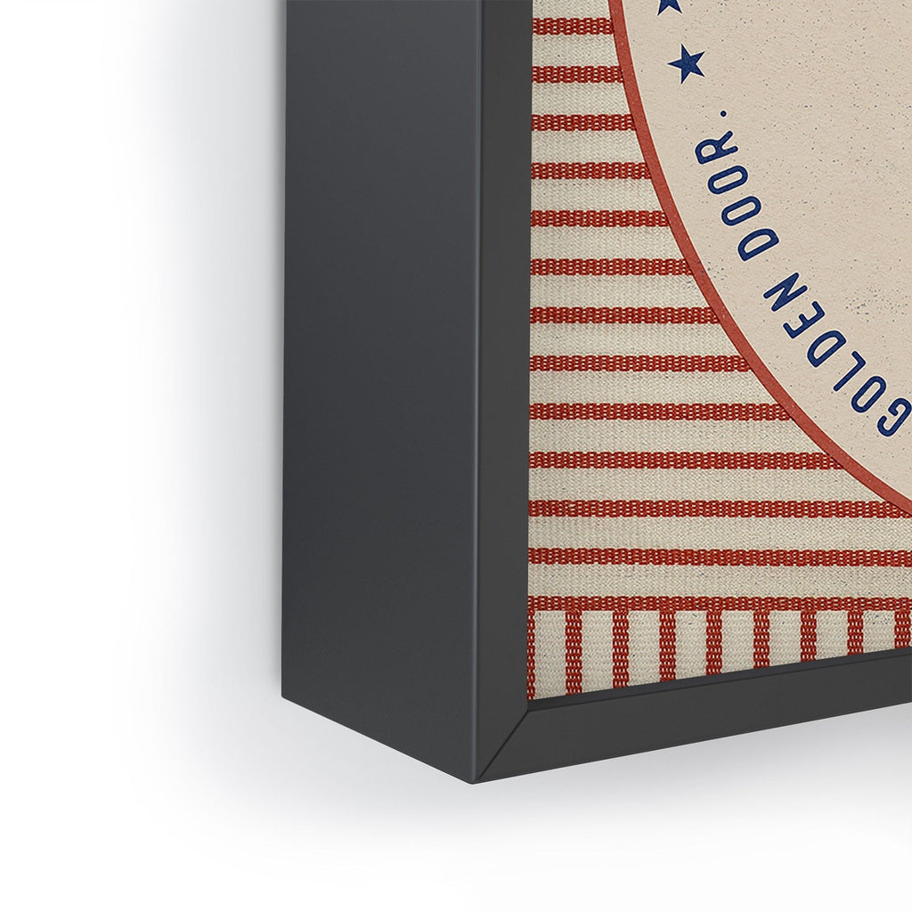 DENY Designs Life Liberty Framed Mini Art Print