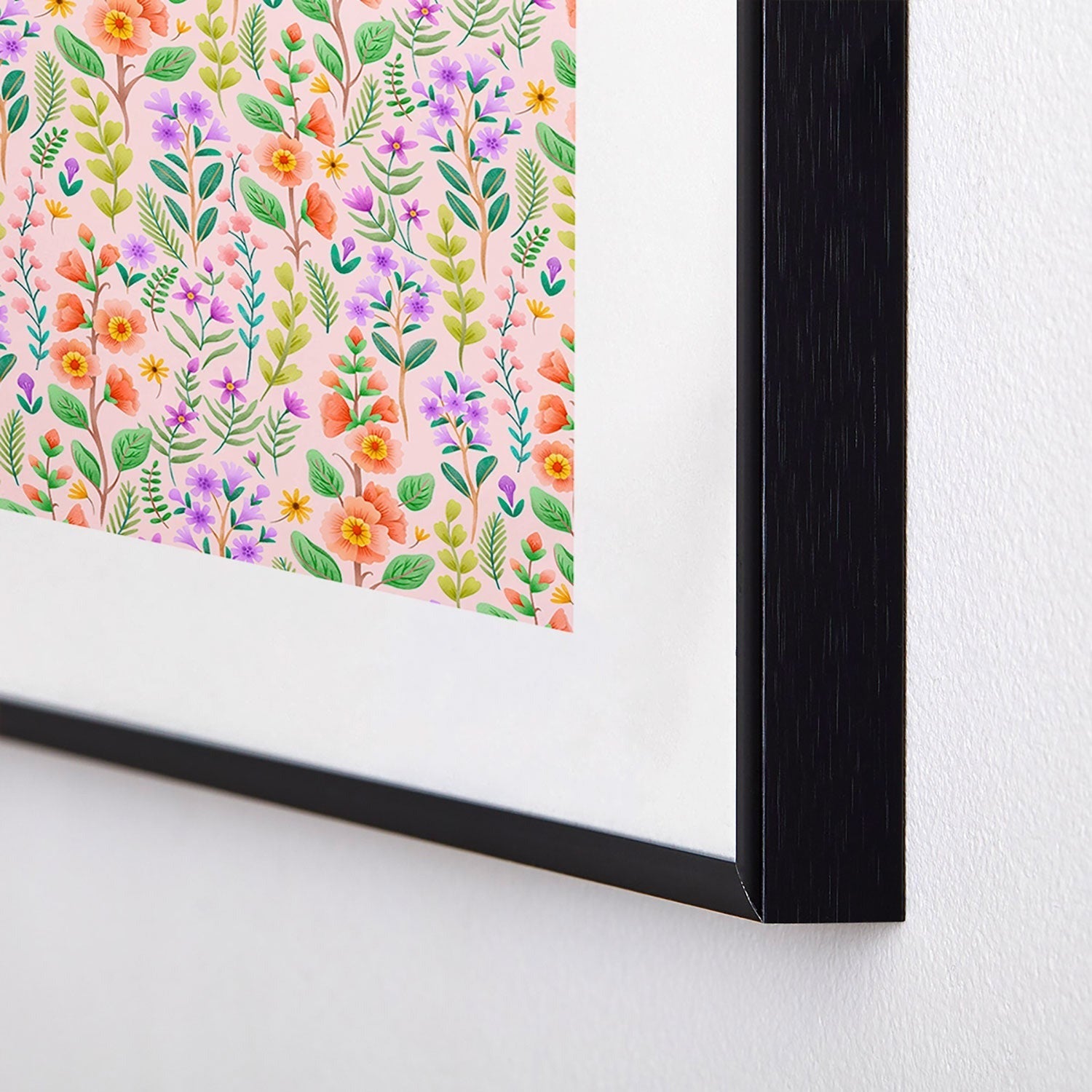 Pimlada Phuapradit Ditsy Spring Floral Metal Framed Art Print