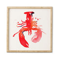 CMYKaren Lobster Framed Wall Art