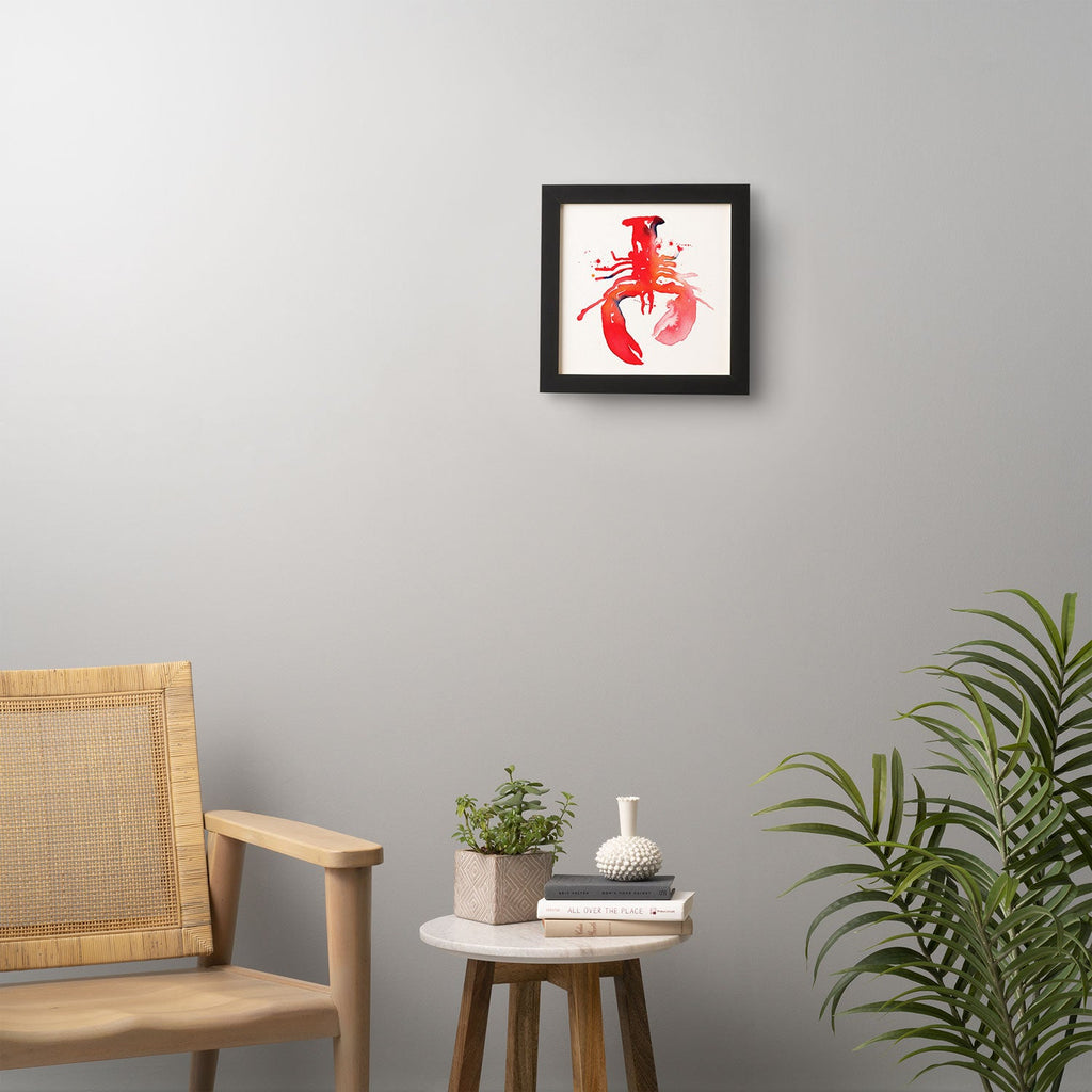 CMYKaren Lobster Framed Wall Art