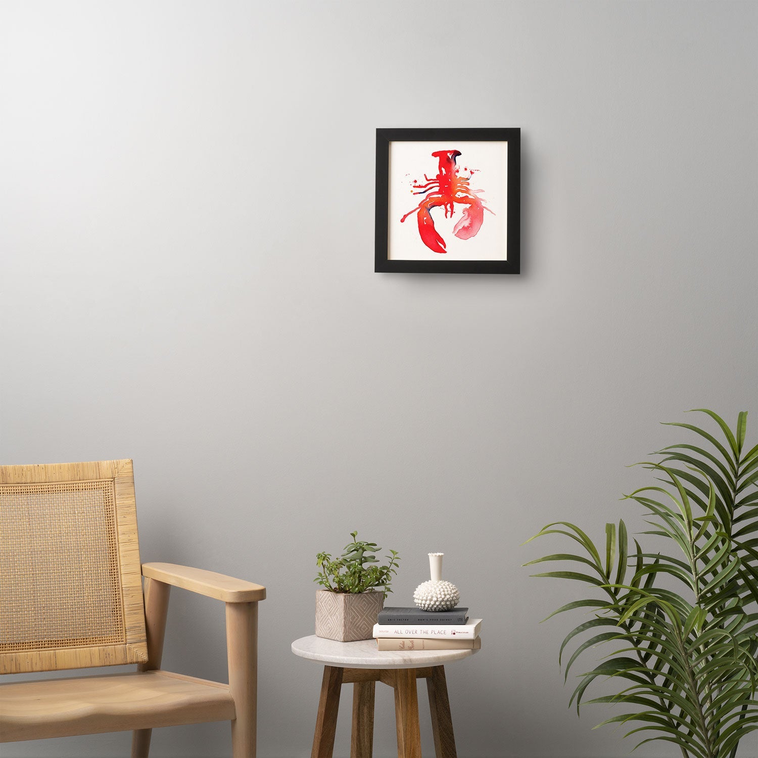 CMYKaren Lobster Framed Wall Art