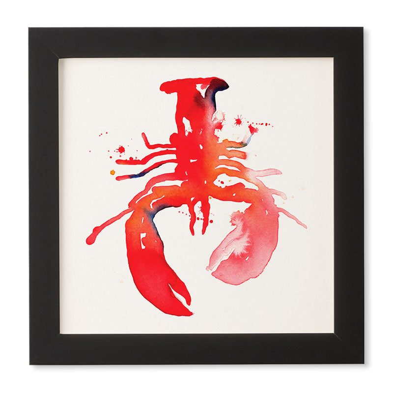 CMYKaren Lobster Framed Wall Art