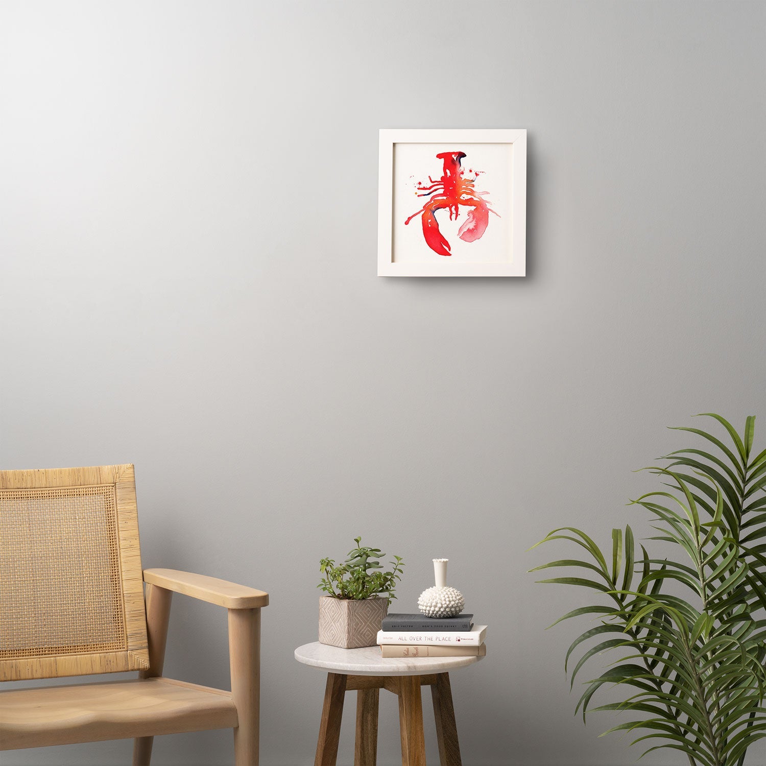 CMYKaren Lobster Framed Wall Art