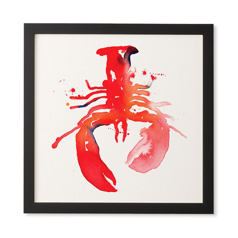 CMYKaren Lobster Framed Wall Art