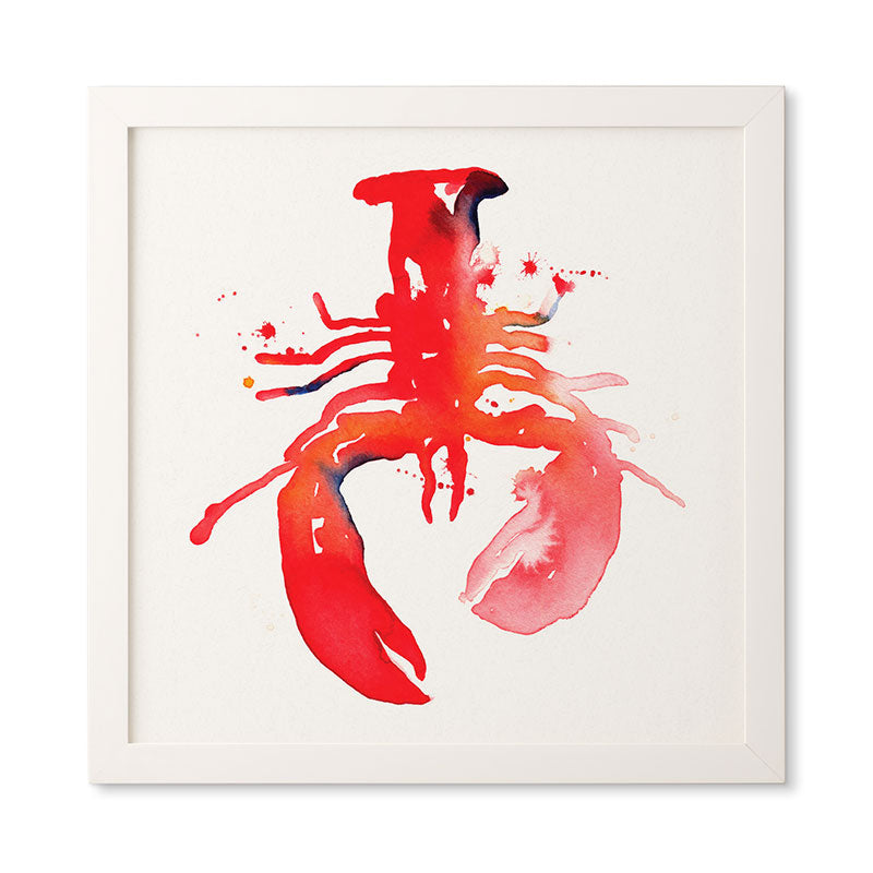 CMYKaren Lobster Framed Wall Art