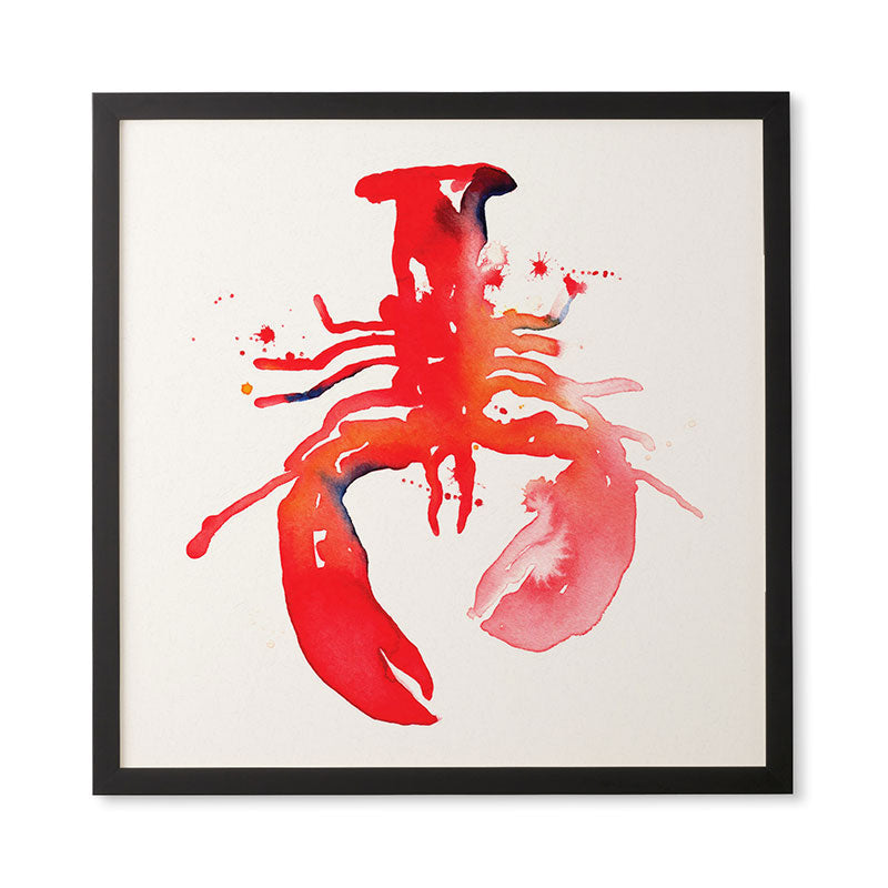 CMYKaren Lobster Framed Wall Art