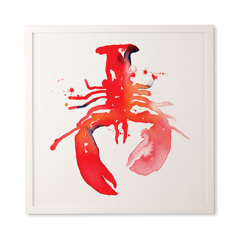 CMYKaren Lobster Framed Wall Art