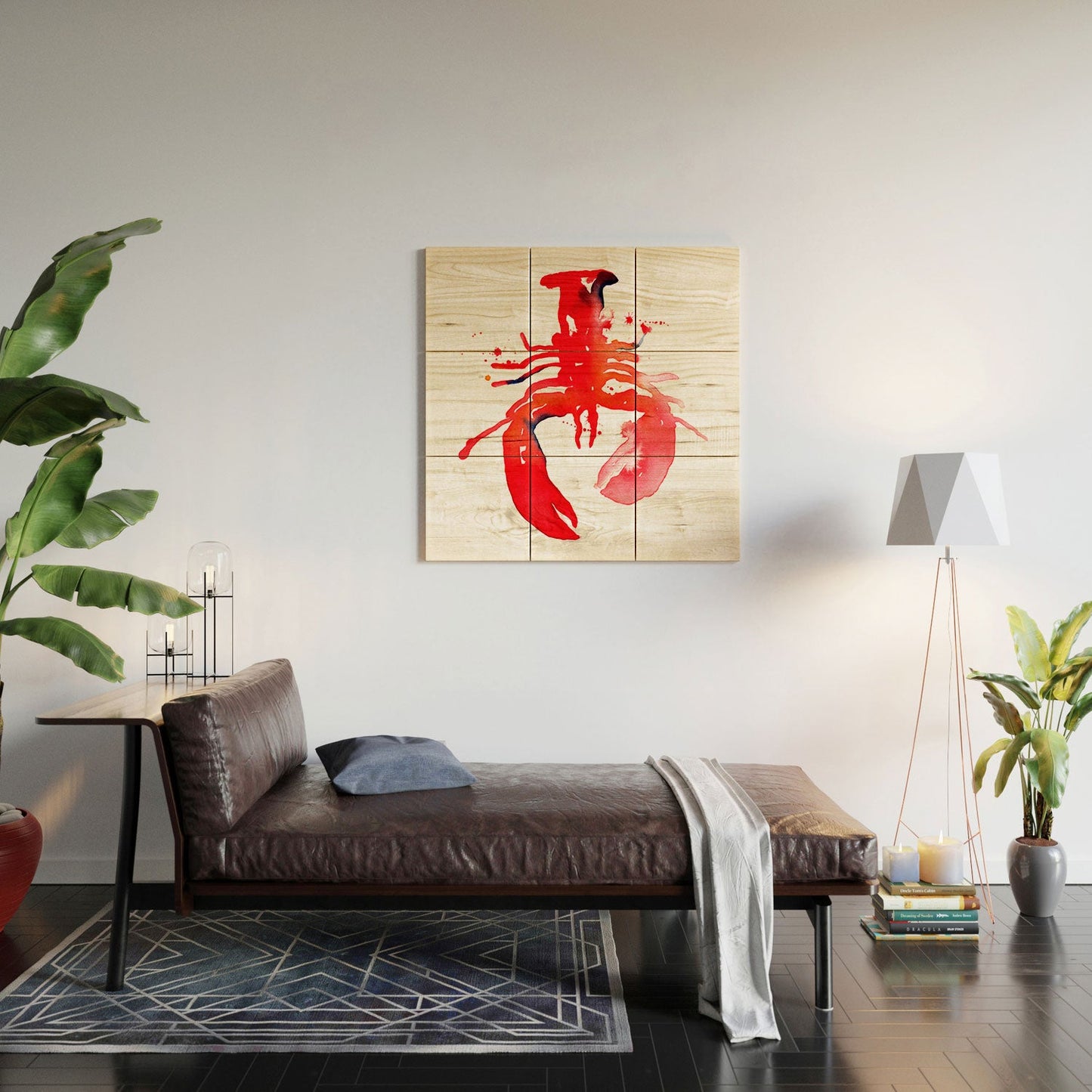 CMYKaren Lobster Wood Wall Mural
