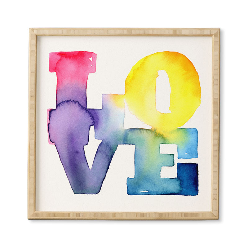 CMYKaren Love 4 Framed Wall Art