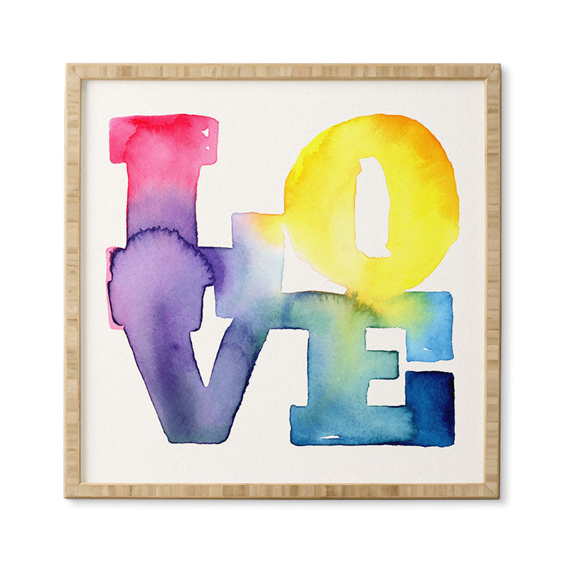 CMYKaren Love 4 Framed Wall Art