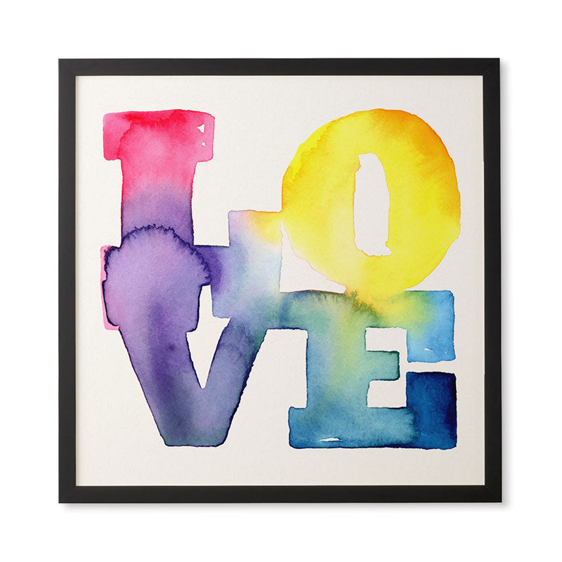 CMYKaren Love 4 Framed Wall Art