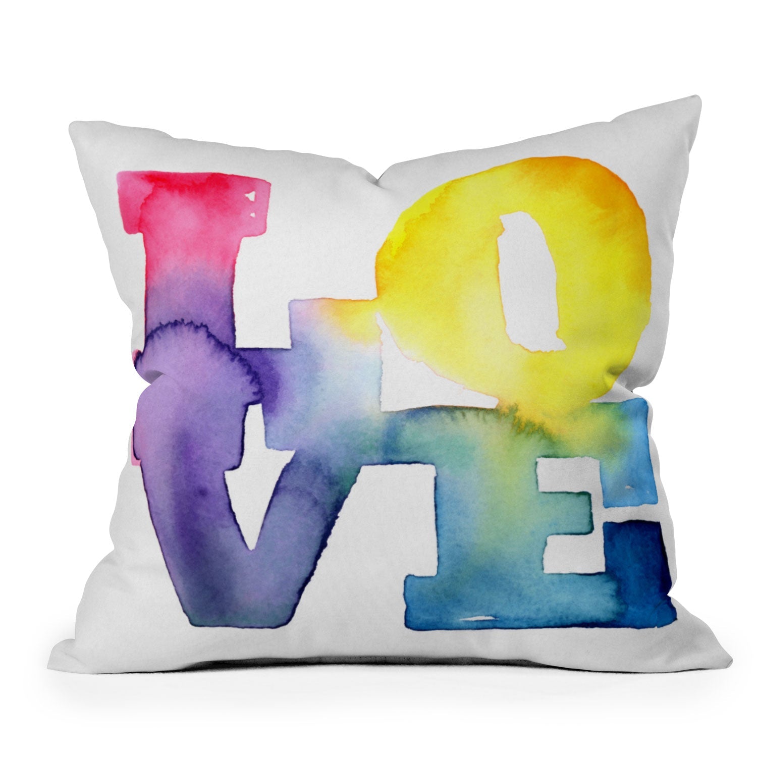 CMYKaren Love 4 Throw Pillow