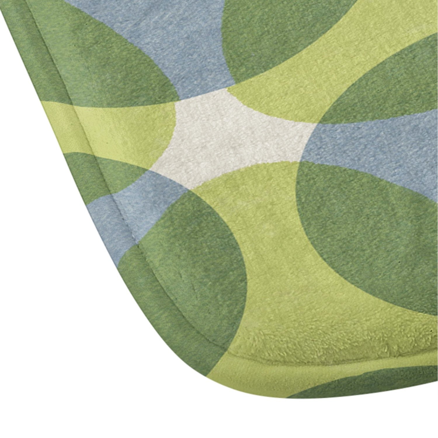 Marta Barragan Camarasa Stylish Retro Circle Memory Foam Bath Mat