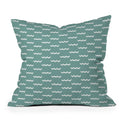 CoastL Studio Waves Press On Outdoor Throw Pillow