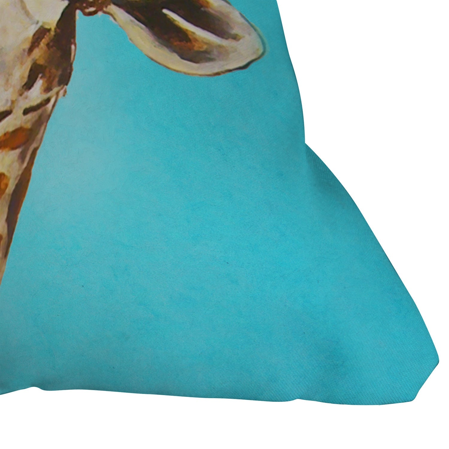 Coco de Paris Giraffe blowing bubblegum Throw Pillow
