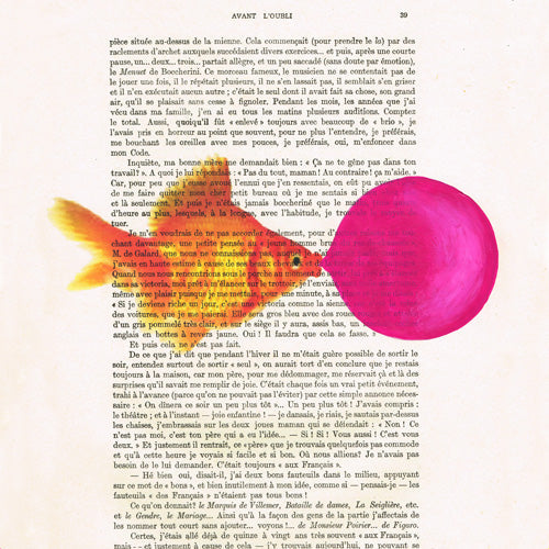 Coco de Paris Goldfish With Bubblegum Shower Curtain