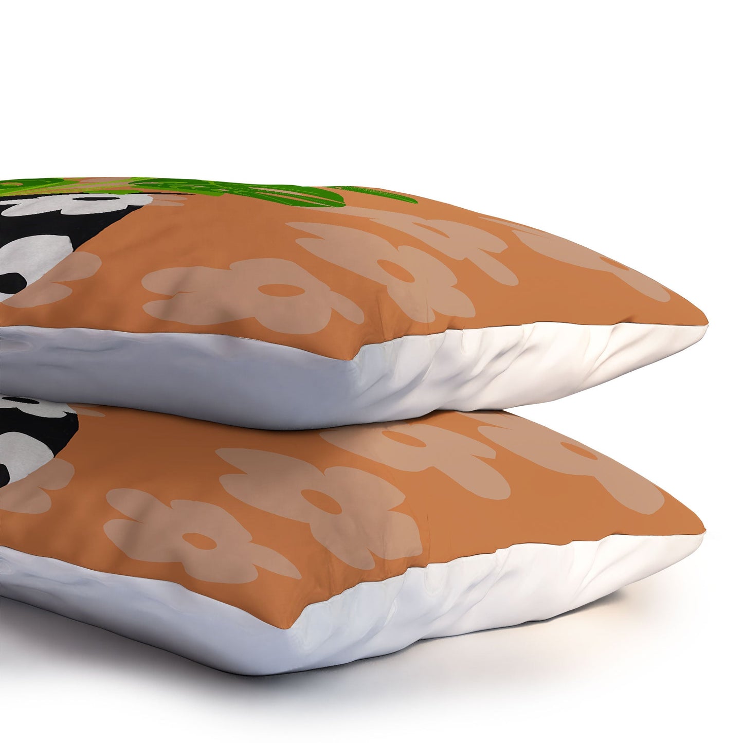 Coco de Paris Green plant retro style 1 Pillow Shams