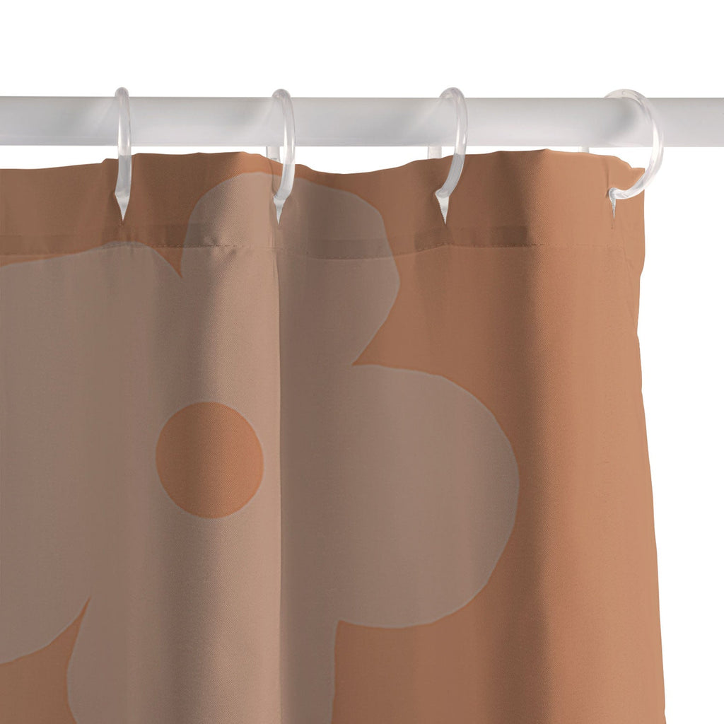 Coco de Paris Green plant retro style 1 Shower Curtain