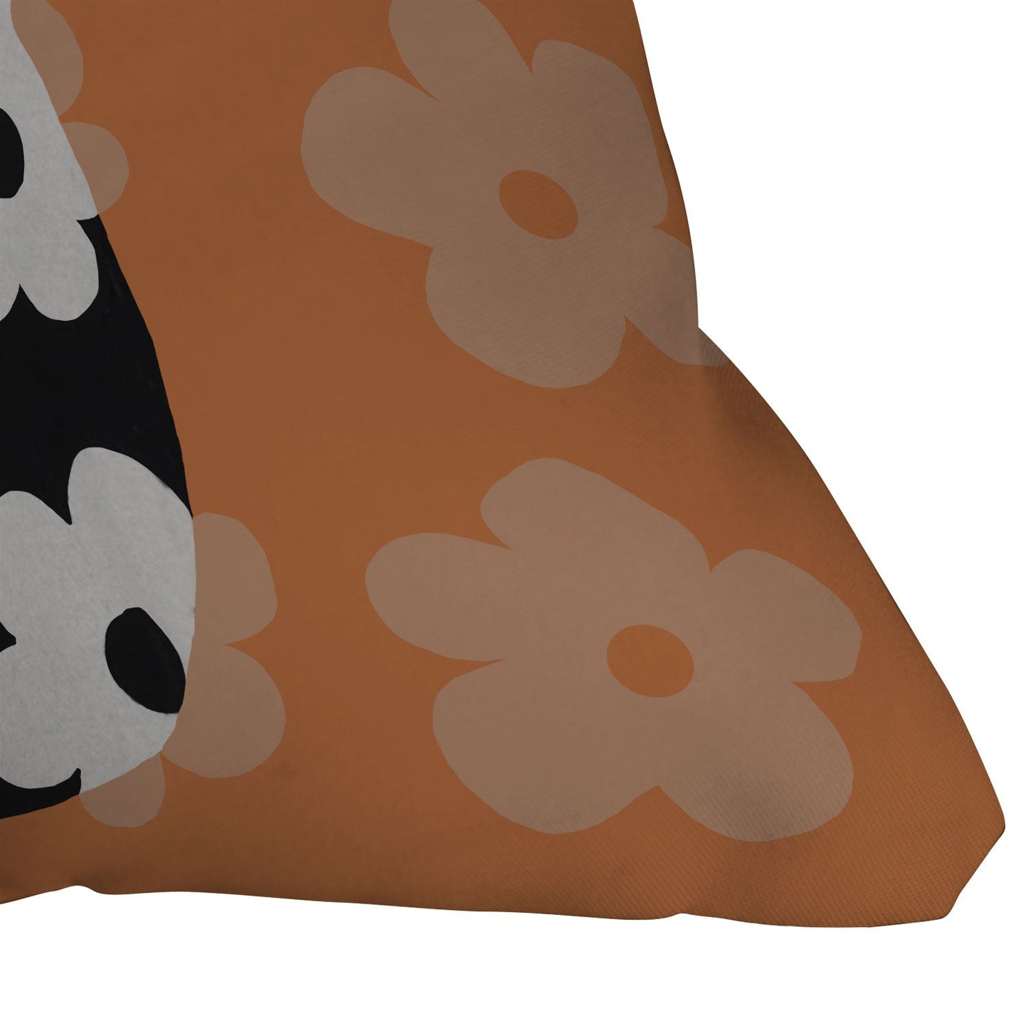 Coco de Paris Green plant retro style 1 Outdoor Throw Pillow